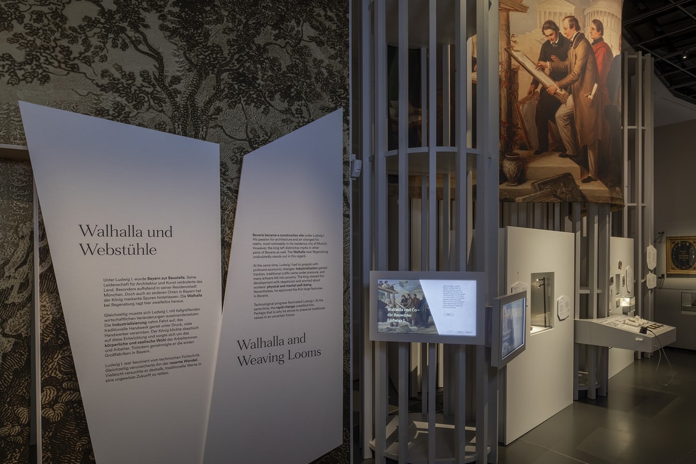 Die vom Freundeskreis geförderte interaktive Medienstation „Wallhalla und Co – die Bauwerke Ludwigs I.“ / © Haus der Bayerischen Geschichte | Foto: www.altrofoto.de